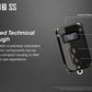 NITECORE TINI2 SS/TINI2 Ti Stainless Steel Version Dual-Core Intelligent Keychain Light